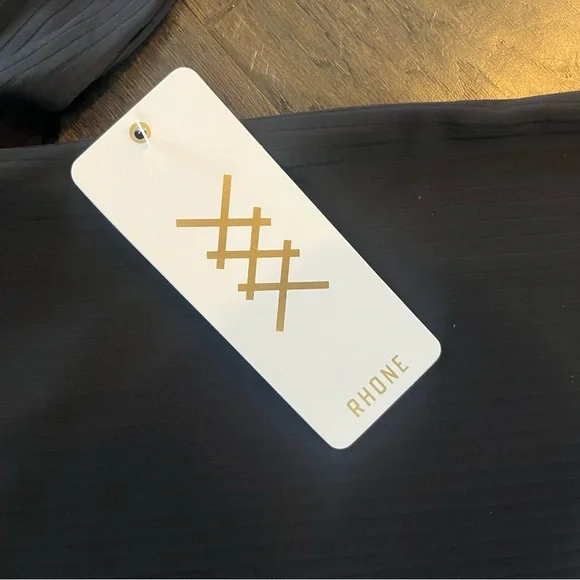 NWT RHONE Modern Rib Long Sleeve Tee | Black | Size Small - Picture 7 of 8